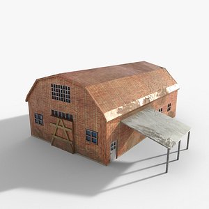 3D Agricultural Barn Building model