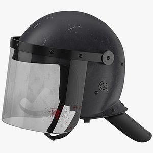 Riot Helmet 02 3D