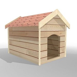 wooden dog house max