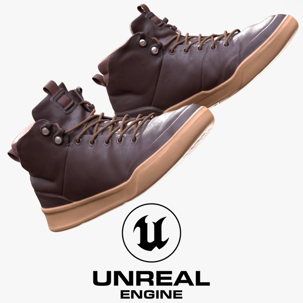 Shoes 6 - All MH Bodies UE5 Skeletons - Rigged 3D
