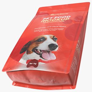 3D Puppy Meal Mockup model