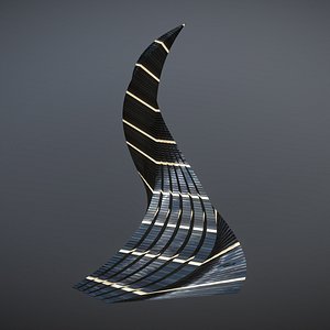 3D modern building model