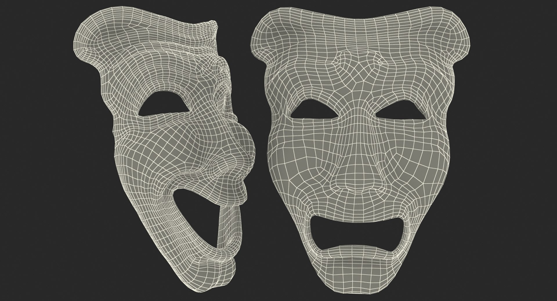 3D model masks decor female - TurboSquid 1326010