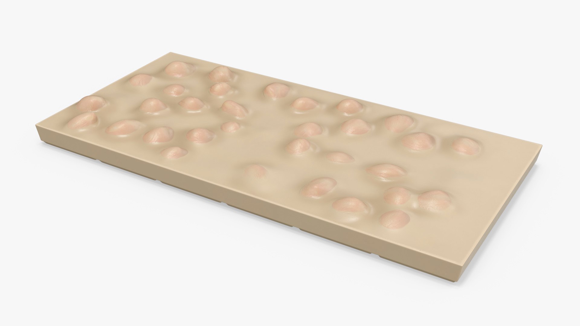 White Chocolate Nut Slab Brown