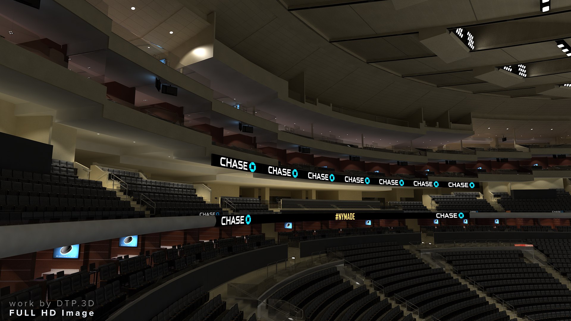 Madison Square Garden Arena Model