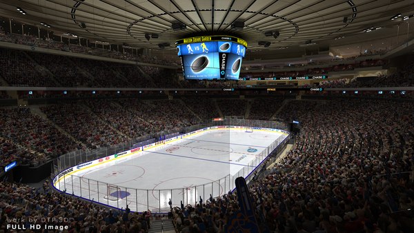 Madison Square Garden Arena 3d Model