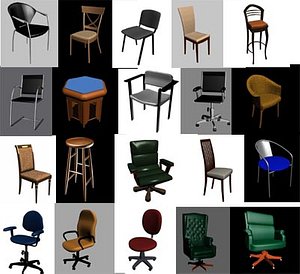 3ds max chairs