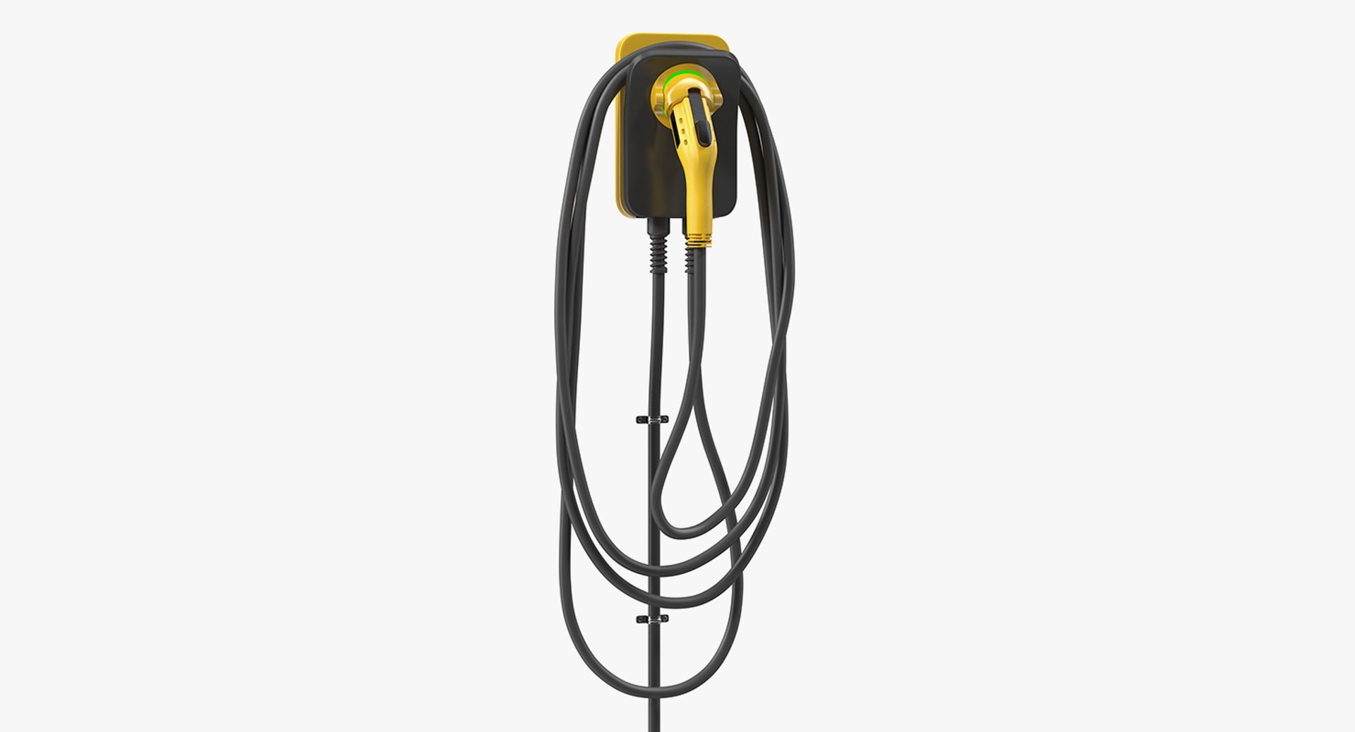 EV Charging Station 3D Model 3D model preview