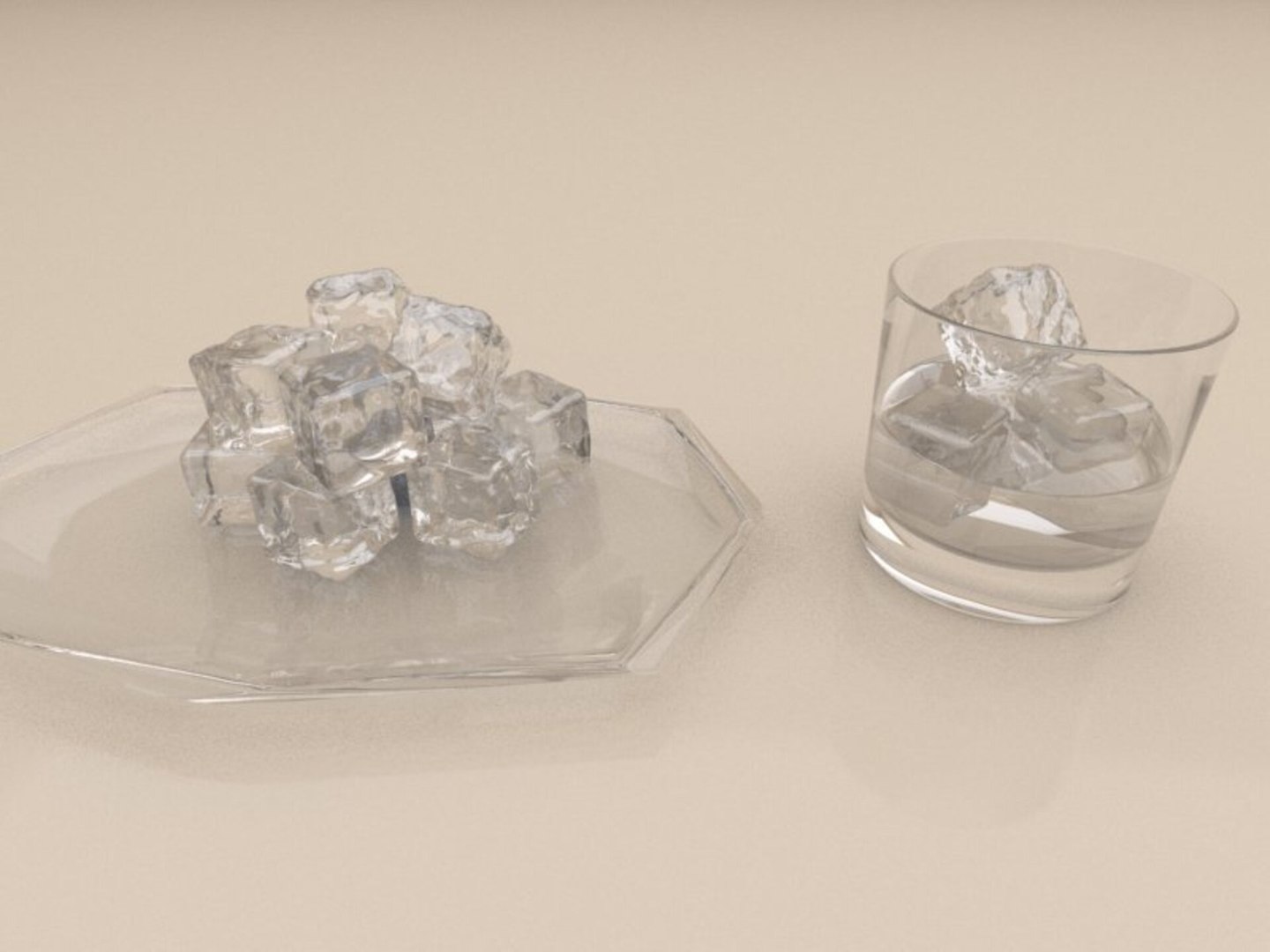 Glass Tea Cup Model - TurboSquid 2346145