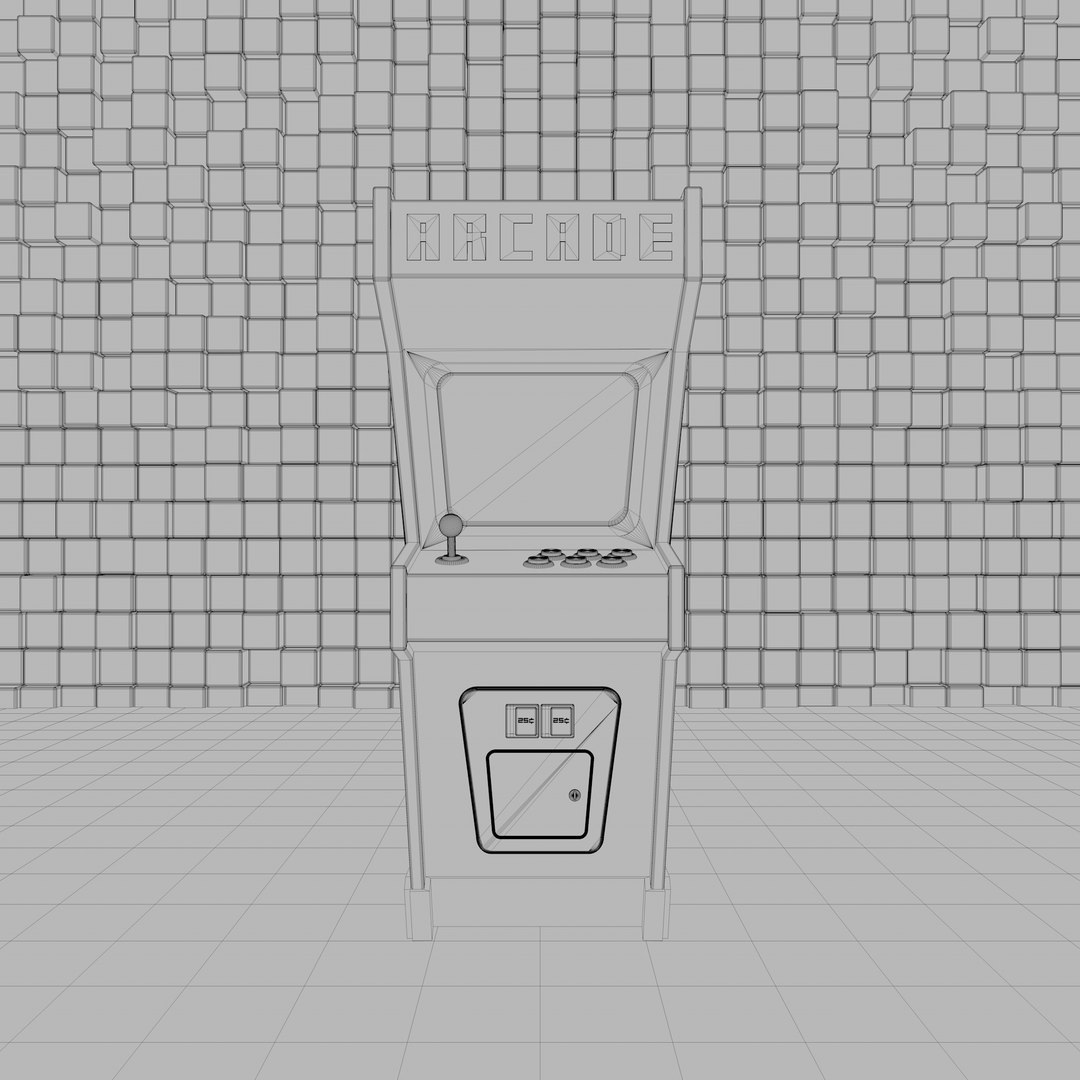 Arcade Machine 3D Model - TurboSquid 2432671