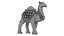 Egyptian figurine of a one-humped camel 3D model