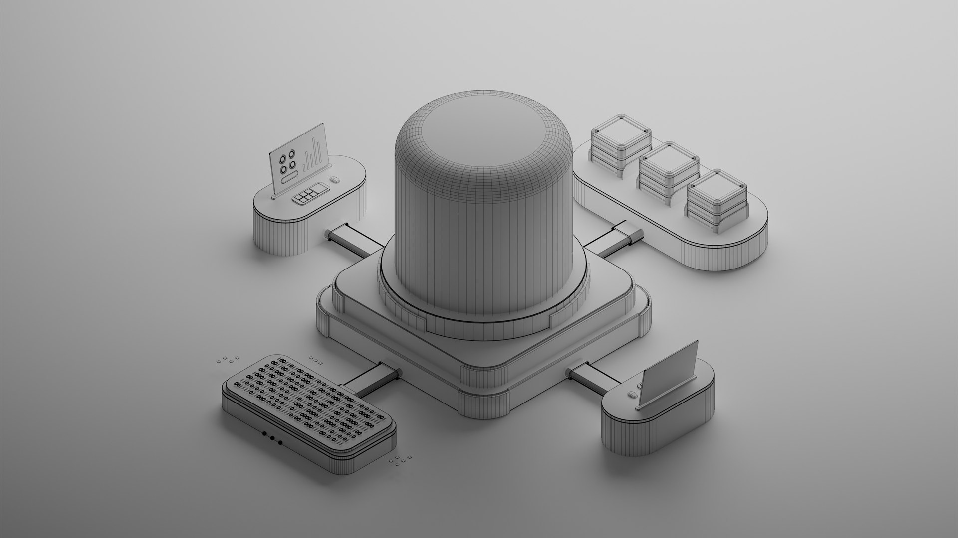 3D Artificial Intelligence Server Model - TurboSquid 2212198