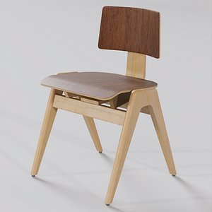 Daystak RD1 Stacking chair 3D