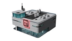 Sci-fi building supermarket projectFDT