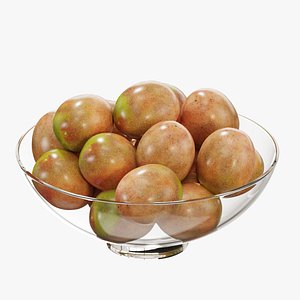 3D model Glass footed fruit bowl set 27