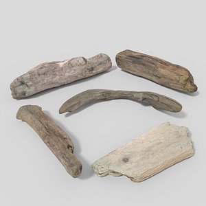 3D driftwood 01