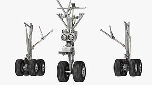Boeing 757 Landing Gears 3D model