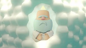 Cartoon God Rig model