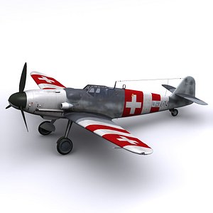 Bf-109 G6 (late) Swiss Air Force, Sion 1945