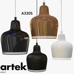 3ds max artek pendant lamp a330s