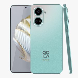 3D Huawei Nova 10 SE Mint Green