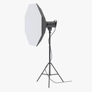 Strobe Studio Monolight Octabox Head And Tripod