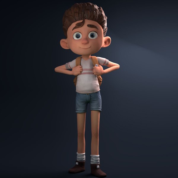 3D rig animation oliver