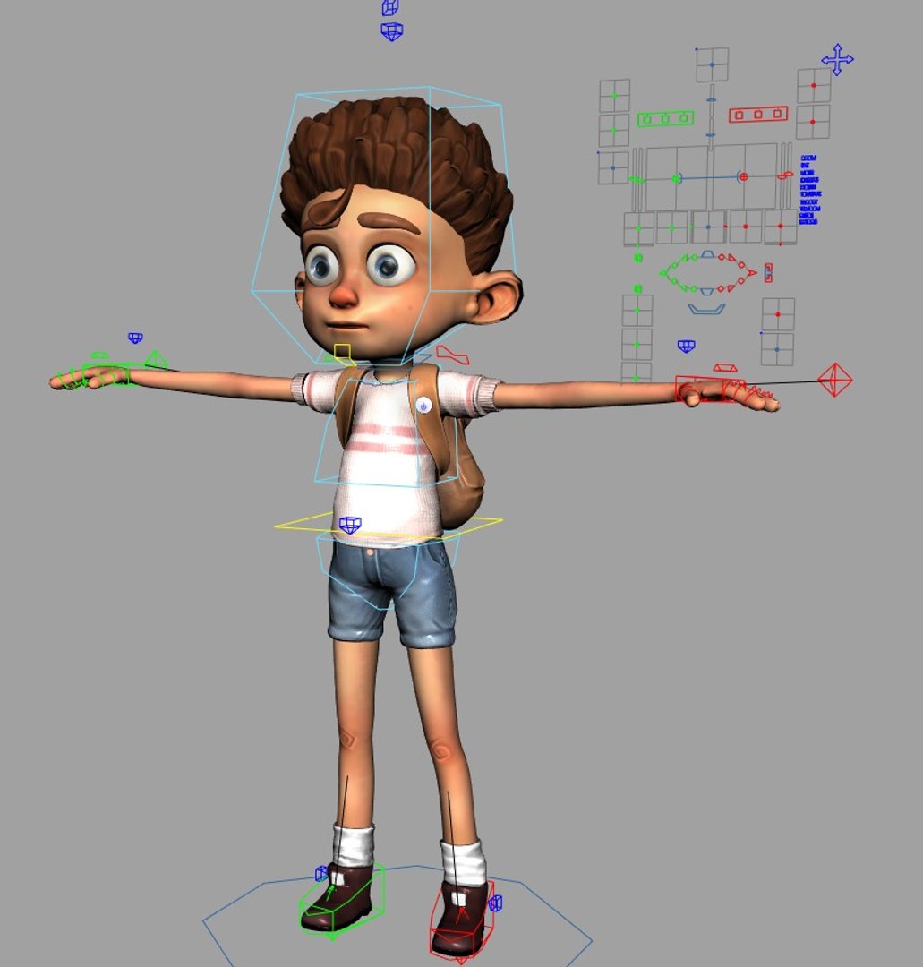 3D Rig Animation Oliver - TurboSquid 1672335