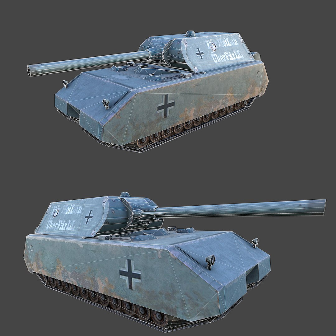 3d Panzerkampfwagen Viii Maus Model