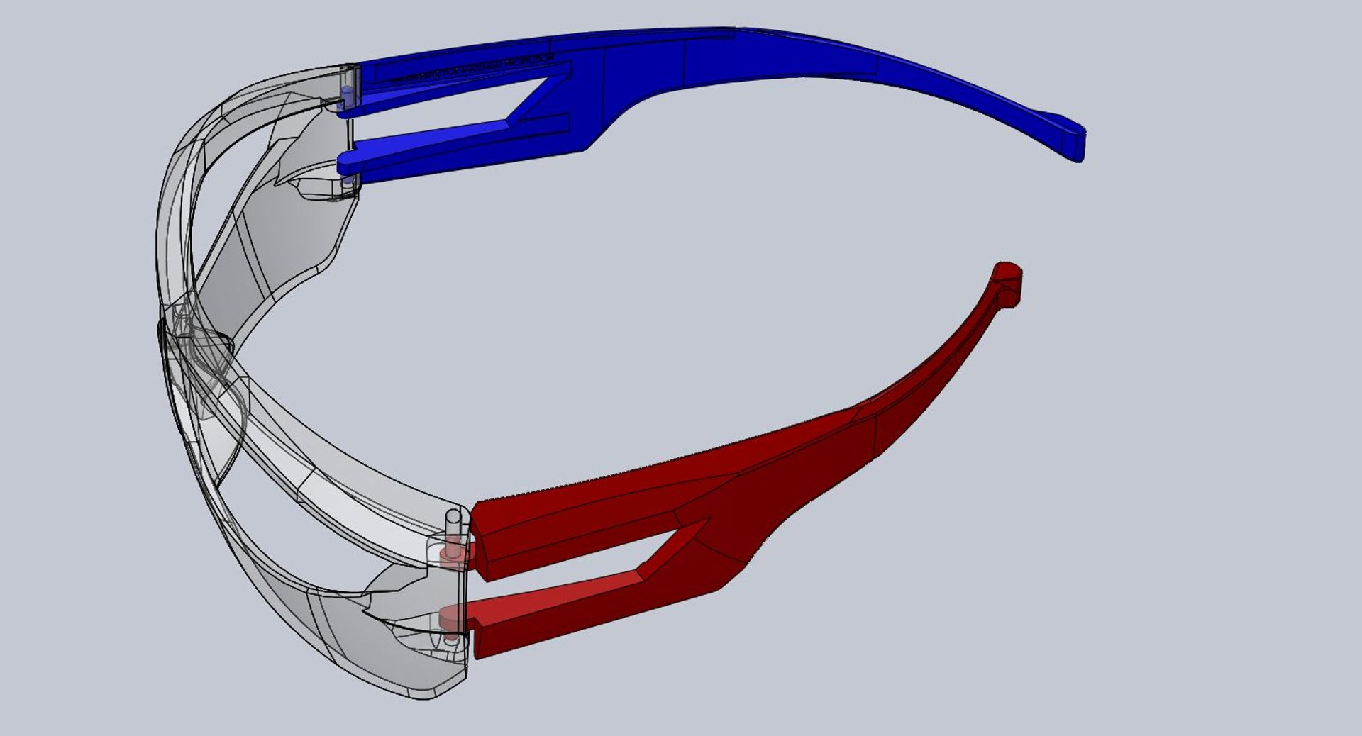 protection goggles sports 3d model