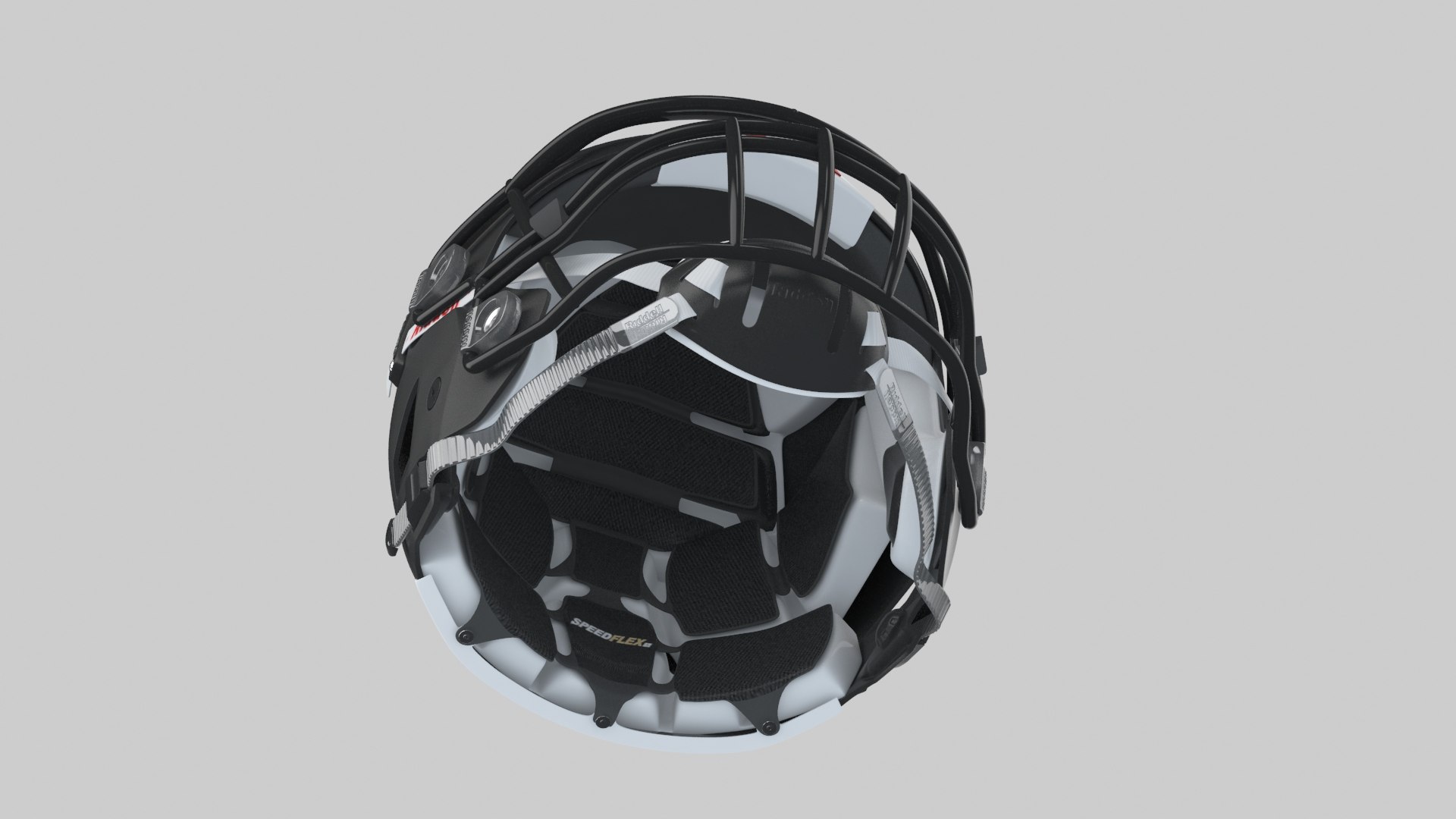 3D riddell speedflex black helmets model - TurboSquid 1497025