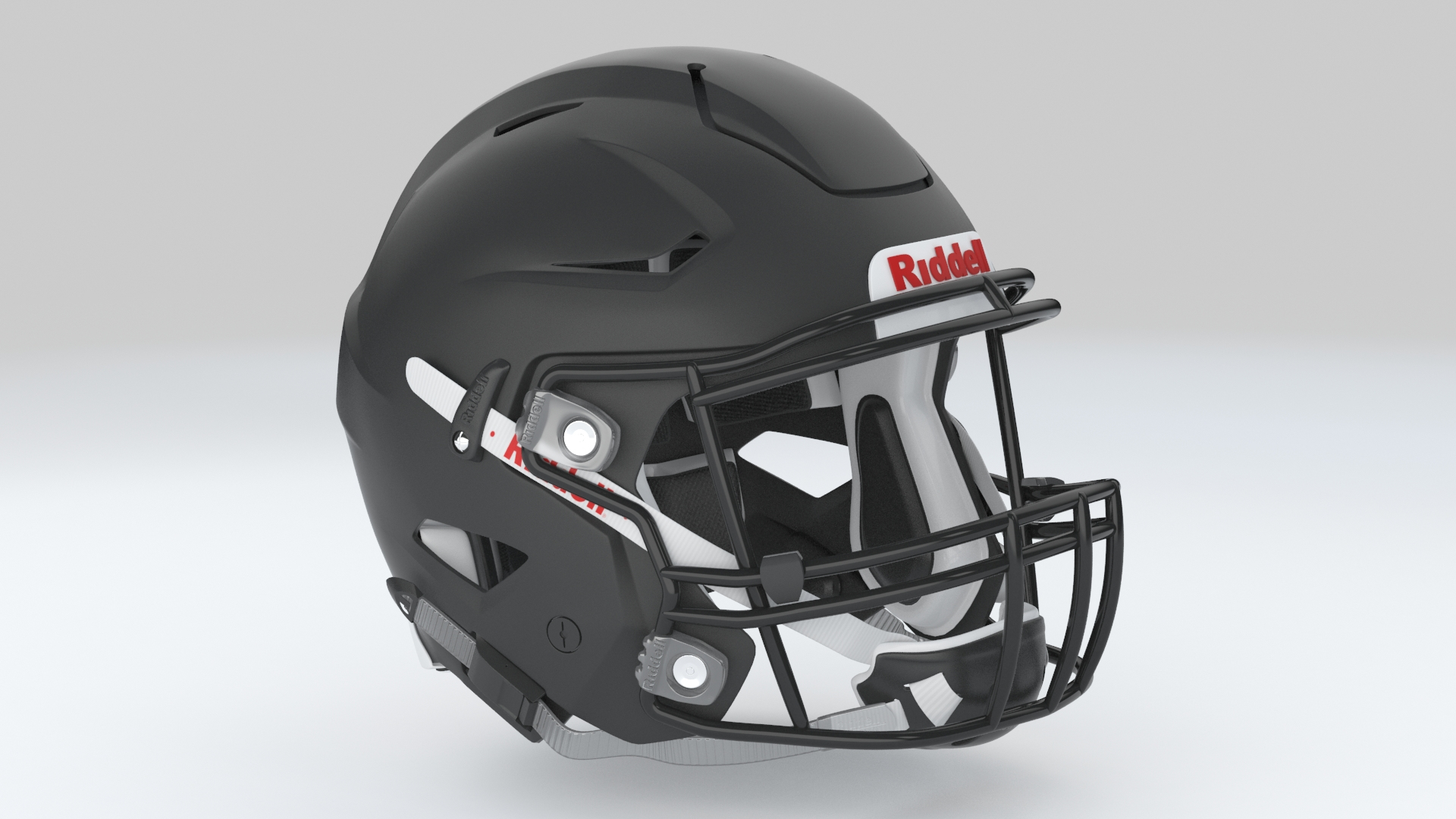 Riddel Speedflex Helmet Black 3D Model $49 - .ma .fbx .3ds .obj