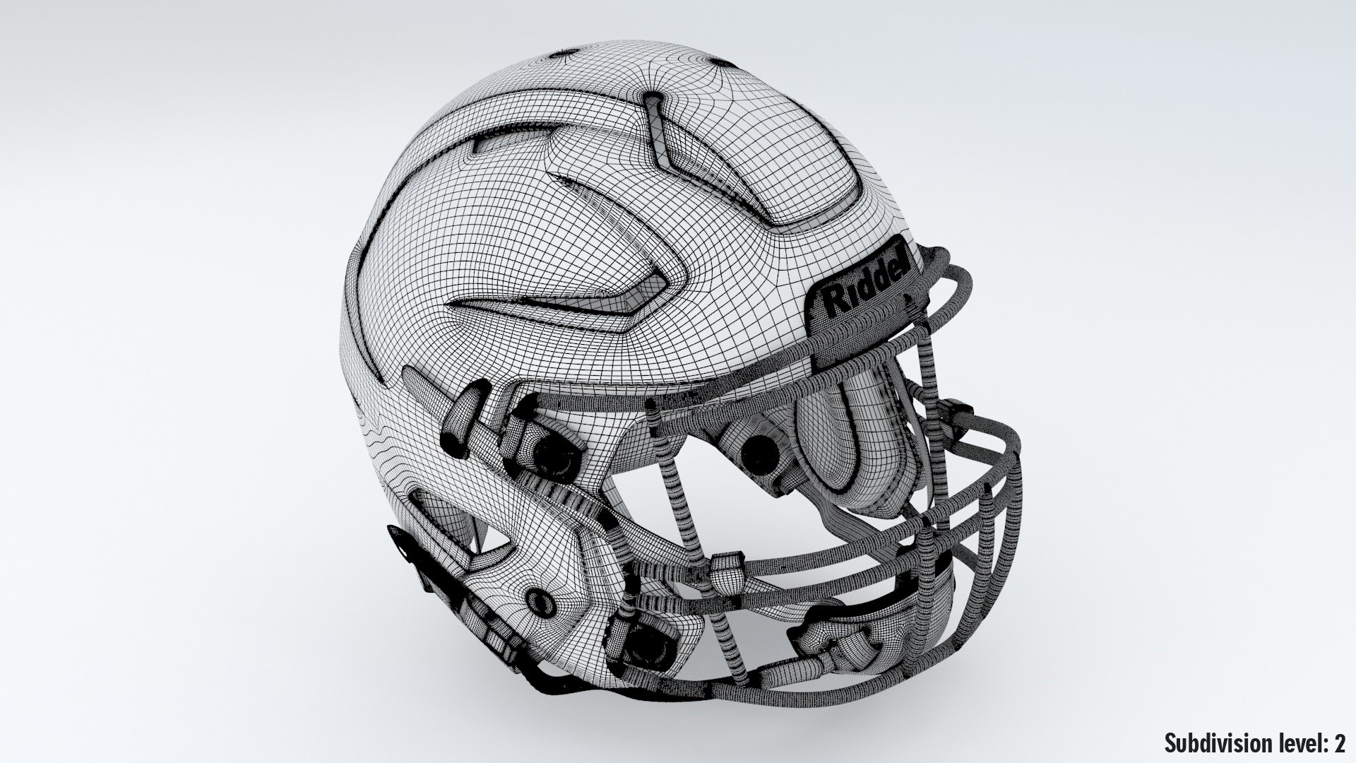 ArtStation - Riddell Speedflex helmet