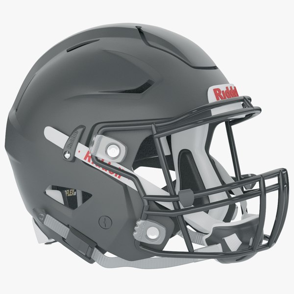 Riddel Speedflex Helmet Black 3D Model $49 - .ma .fbx .3ds .obj