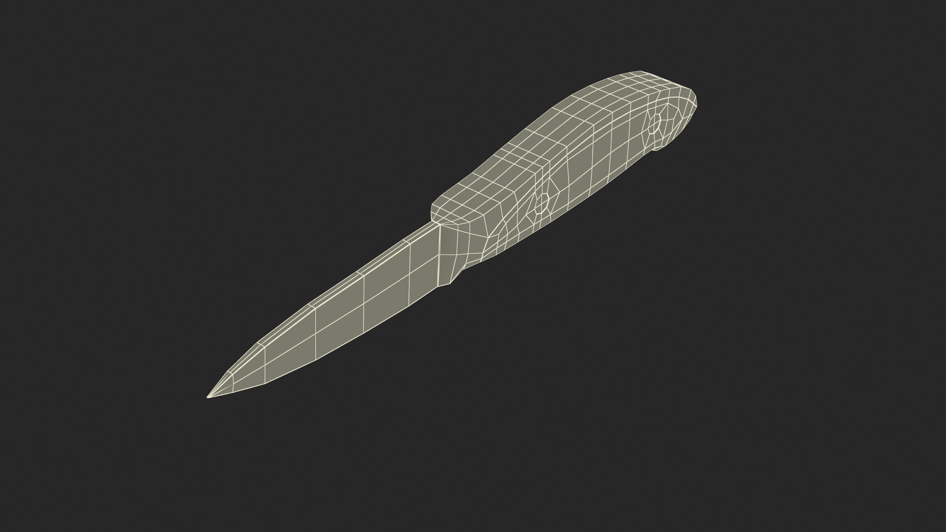 3D Classic Paring Knife Model - TurboSquid 2120546