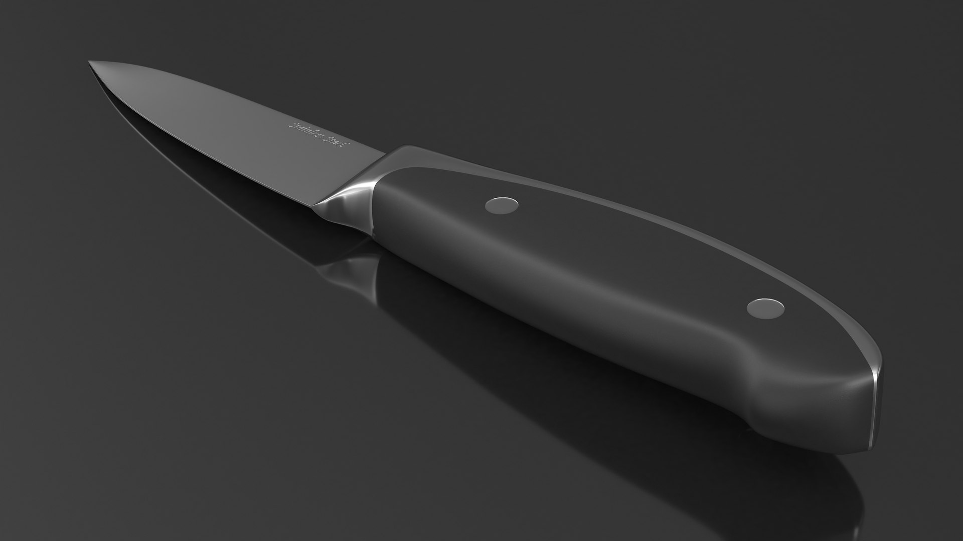 3D Classic Paring Knife Model - TurboSquid 2120546