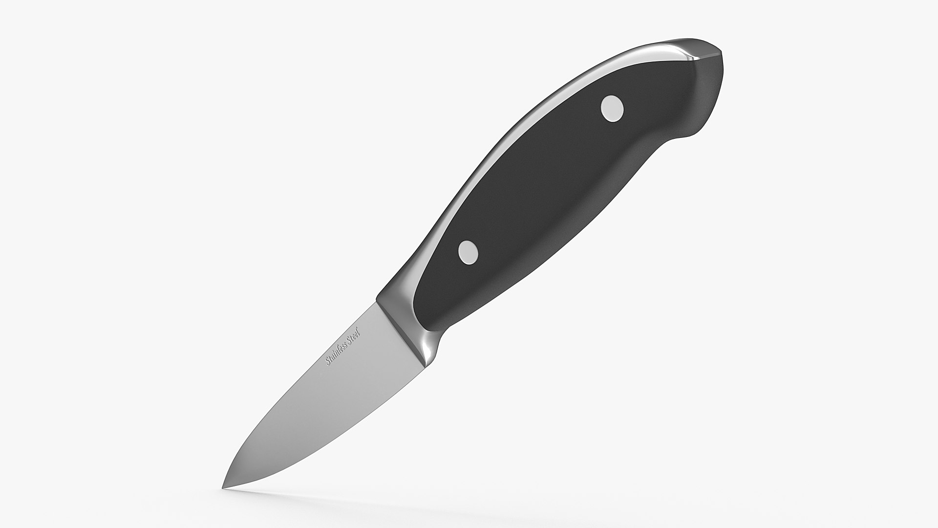 Classic Paring Knife 3D model preview