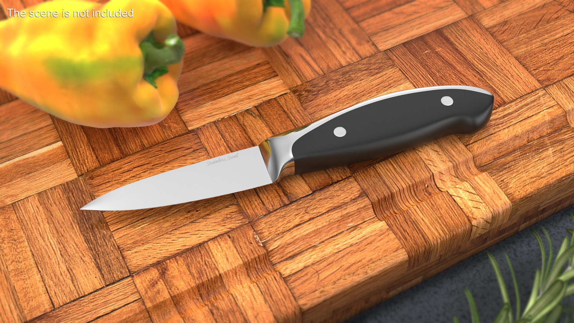 3D Classic Paring Knife Model - TurboSquid 2120546