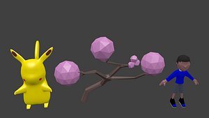 characters games 3D model