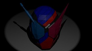 3D model helmet kamen rider