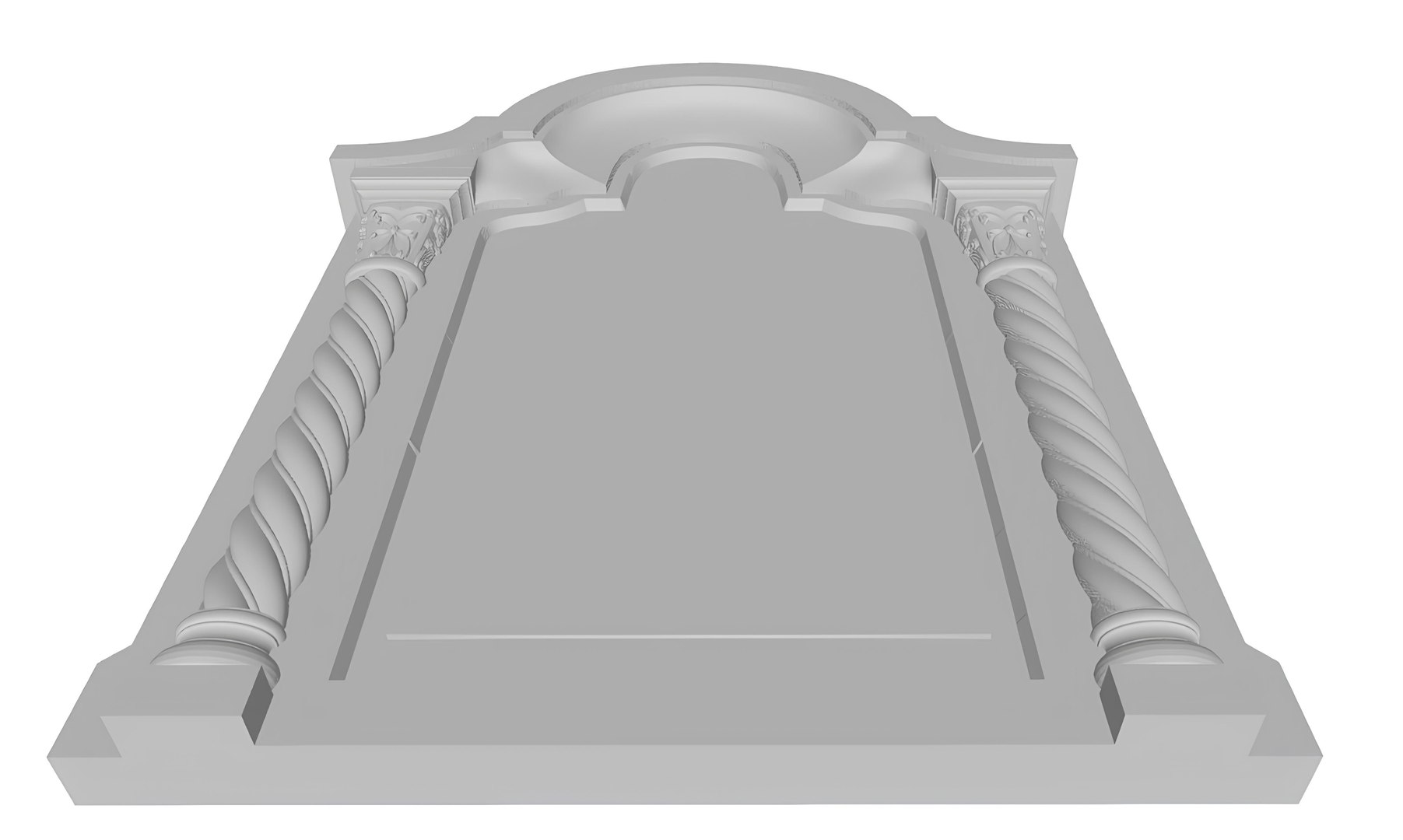 Memorial Tombstone 3D Model - TurboSquid 2073464