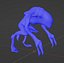 Realistic Frightful Alien low-poly 3D model