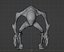 Realistic Frightful Alien low-poly 3D model