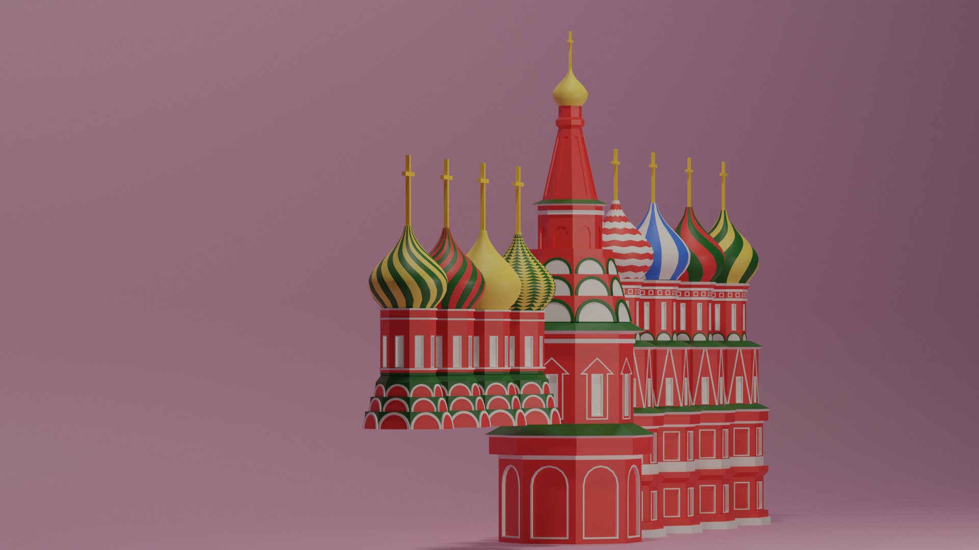 3D Moscow Kremlin Saint Basil's Cathedral Russia - TurboSquid 1741746