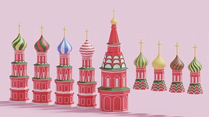 Moscow Kremlin Saint Basils Cathedral Russia