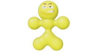 angry emoticon model