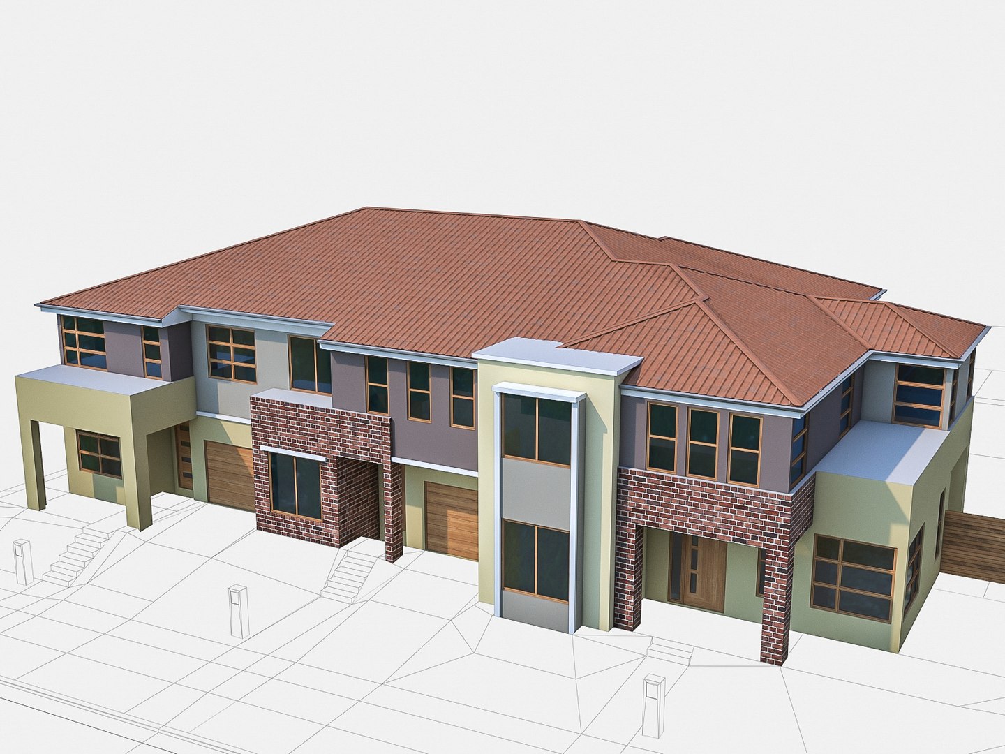 3D Model Townhouse 07 - TurboSquid 1751276