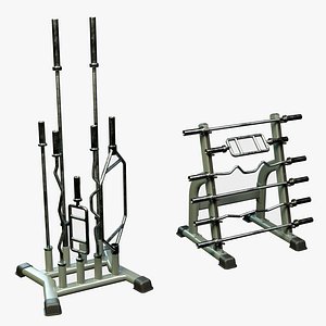 pbr training bar storage 3D model