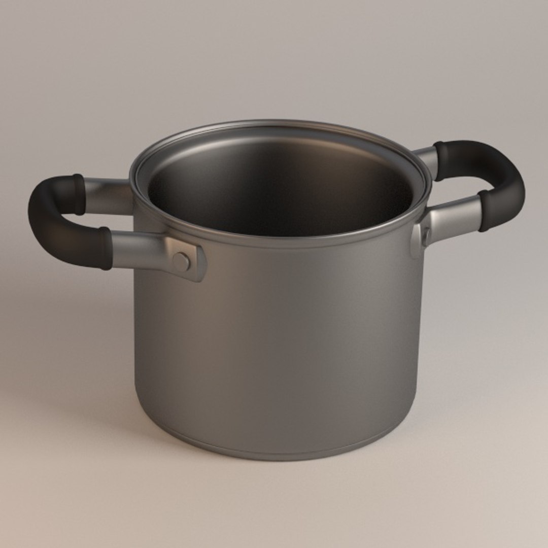 3d model cooking pot