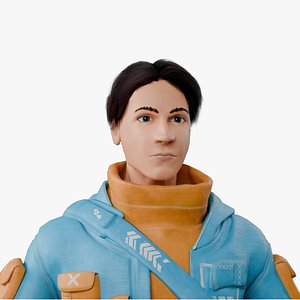 3D Man ith Bag model